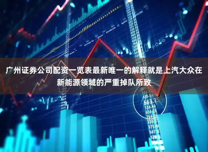 广州证券公司配资一览表最新唯一的解释就是上汽大众在新能源领域的严重掉队所致