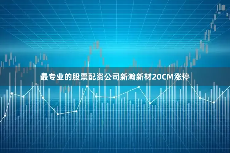 最专业的股票配资公司新瀚新材20CM涨停