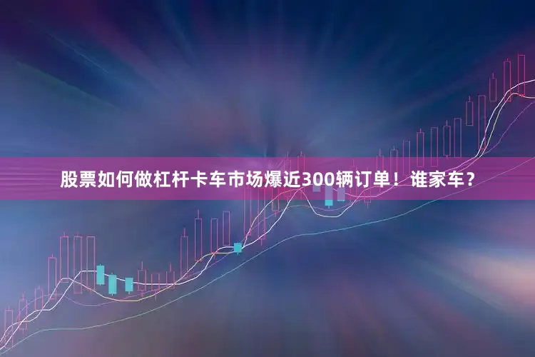 股票如何做杠杆卡车市场爆近300辆订单！谁家车？